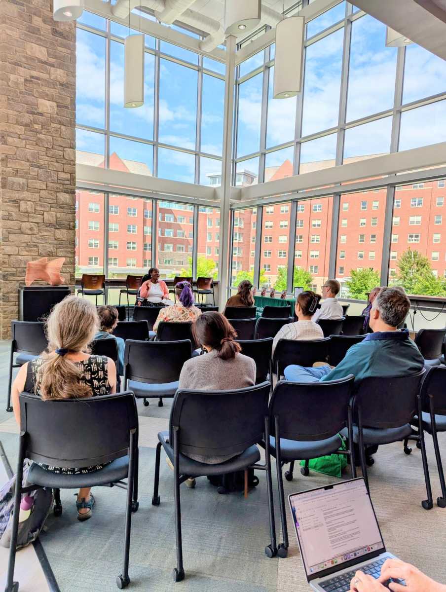 The Howe Atrium, location of Sefakor Komabu-Pomeyie's book reading and discussion.