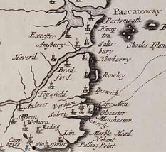 Historic map detail