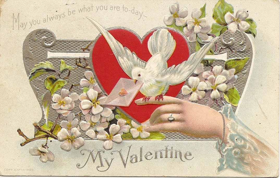 Vintage Valentine's Day card